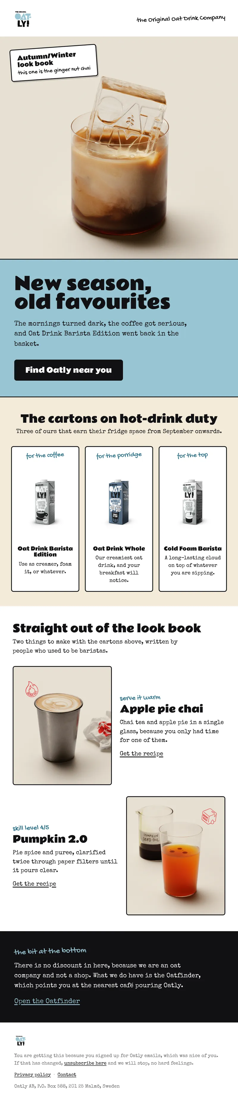 Oatly email, in full